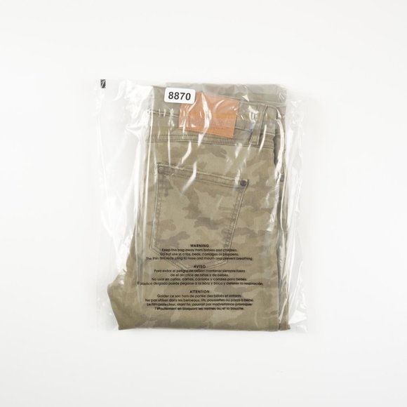 ZARA Basic Denim army green camo print distressed skinny jeans size 2 - Picture 10 of 10